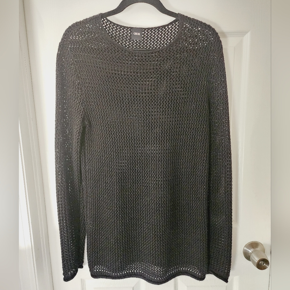 ASOS Black Loose Knit Sweater